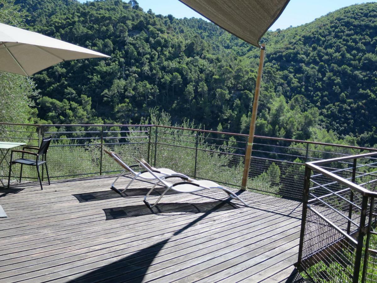 Вилла Les Figaires L'Escarene Экстерьер фото
